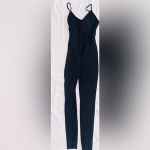 Forever 21 Gray Ribbed Jumpsuit